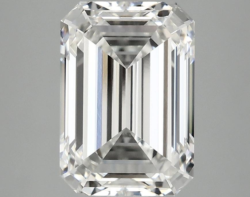 3.16 Carat Emerald Shaped Ideal Cut VVS2 IGI Certified Lab Grown Diamond