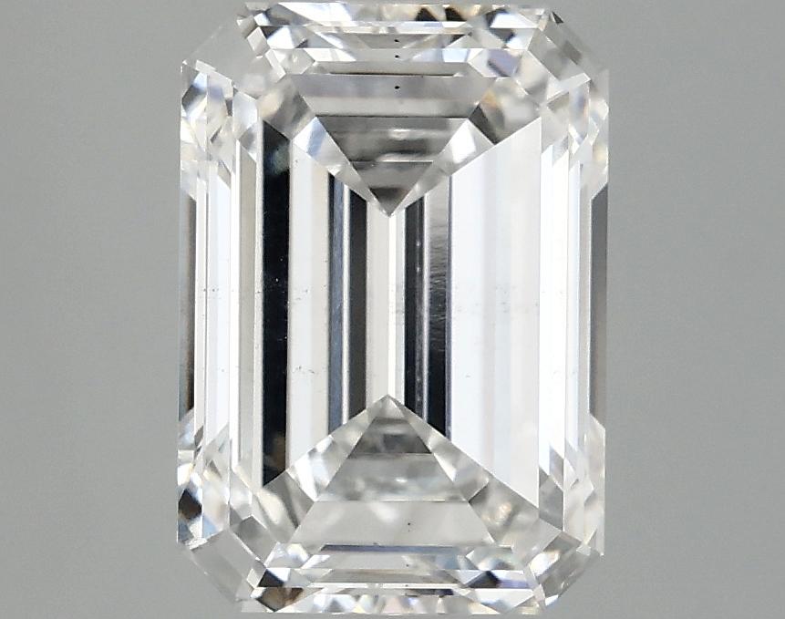 3.01 Carat Emerald Shaped Ideal Cut SI1 IGI Certified Lab Grown Diamond