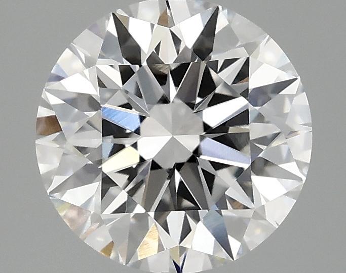 2.07 Carat Round Shaped Ideal Cut VVS2 IGI Certified Lab Grown Diamond