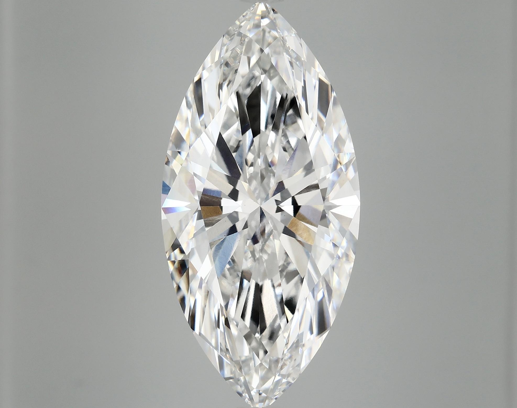 10.56 Carat Marquise Shaped Excellent Cut VVS2 IGI Certified Lab Grown Diamond