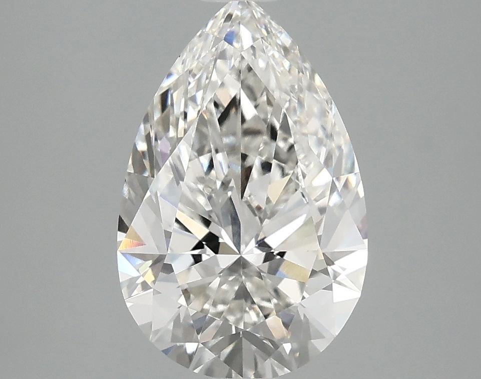 2.42 Carat Pear Shaped Ideal Cut VVS2 IGI Certified Lab Grown Diamond