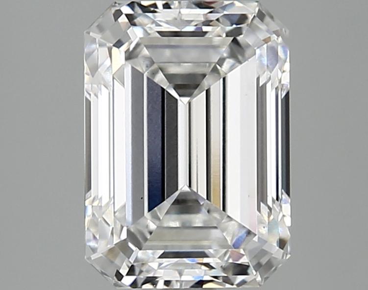 3.09 Carat Emerald Shaped Ideal Cut VS1 IGI Certified Lab Grown Diamond