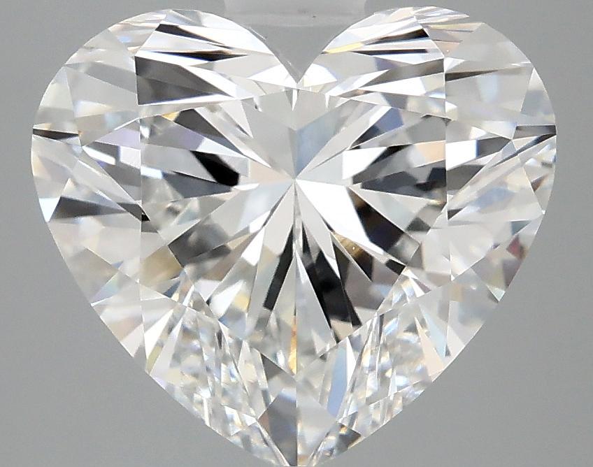 4.09 Carat Heart Shaped Ideal Cut VVS2 IGI Certified Lab Grown Diamond