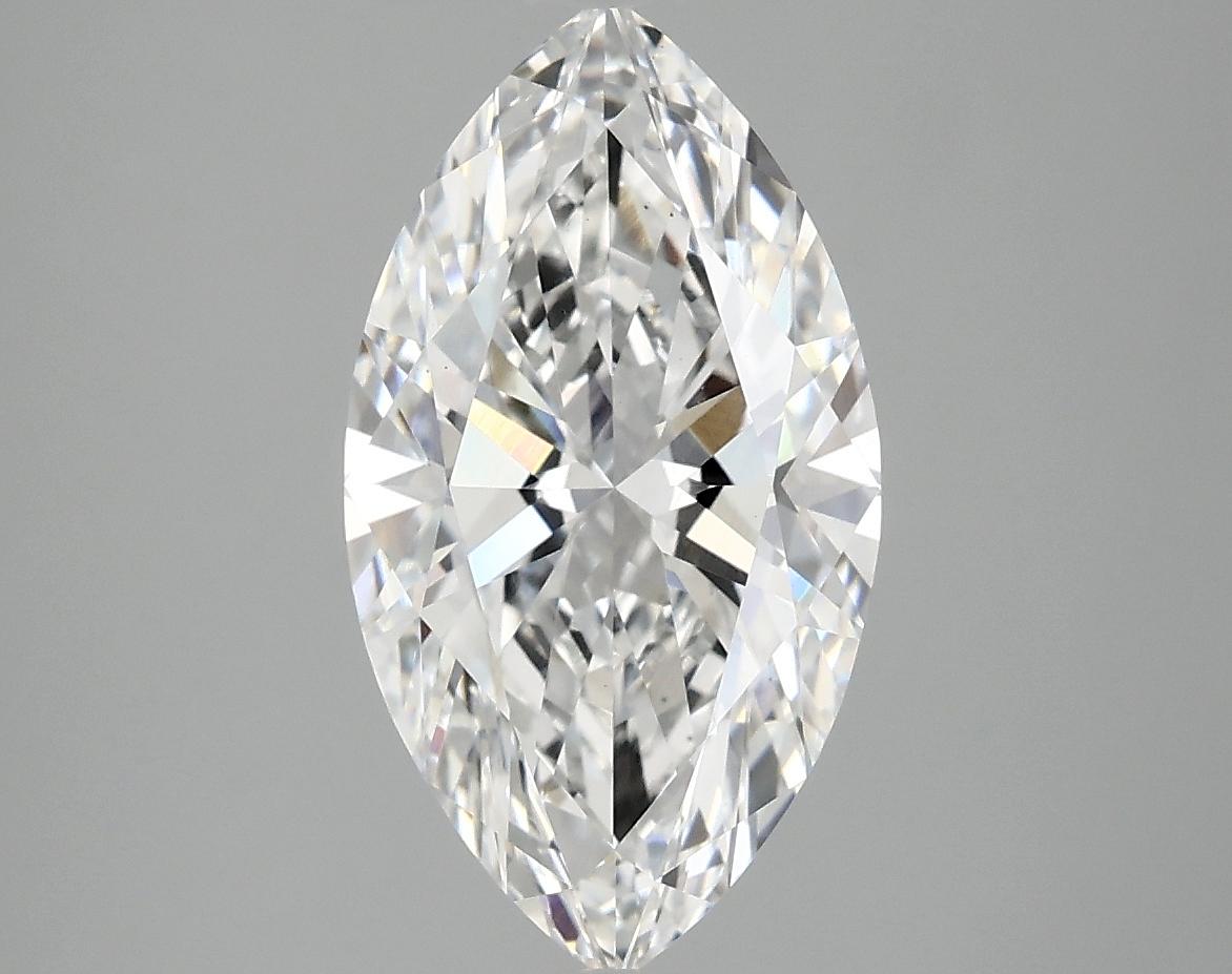 2.86 Carat Marquise Shaped Excellent Cut VS2 IGI Certified Lab Grown Diamond
