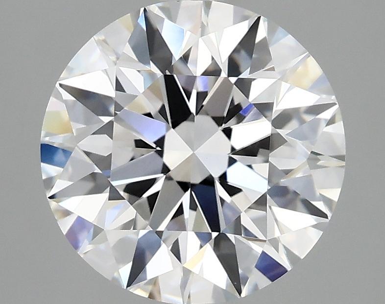 3.09 Carat Round Shaped Excellent Cut VVS2 IGI Certified Lab Grown Diamond