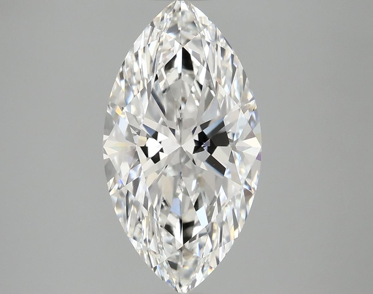 3.03 Carat Marquise Shaped Excellent Cut VVS2 IGI Certified Lab Grown Diamond