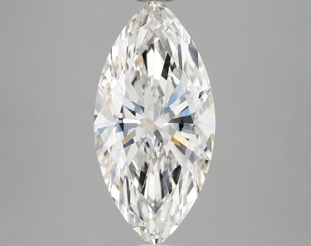 3.28 Carat Marquise Shaped Excellent Cut VS1 IGI Certified Lab Grown Diamond