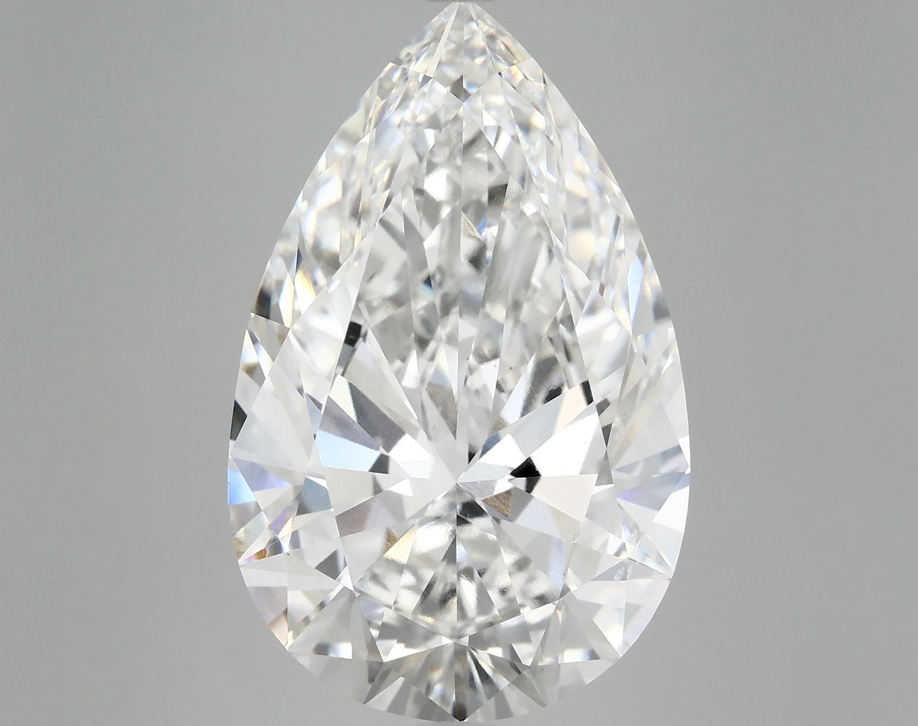 12.13 Carat Pear Shaped Ideal Cut VS2 IGI Certified Lab Grown Diamond