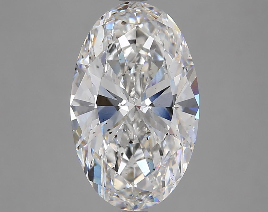 4.38 Carat Oval Shaped Excellent Cut SI1 IGI Certified Lab Grown Diamond