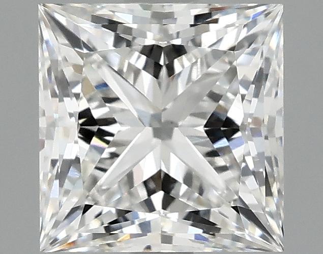 2.09 Carat Princess Shaped Ideal Cut VVS2 IGI Certified Lab Grown Diamond