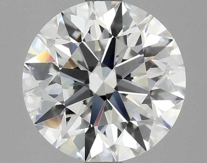 3.06 Carat Round Shaped Excellent Cut VVS2 IGI Certified Lab Grown Diamond