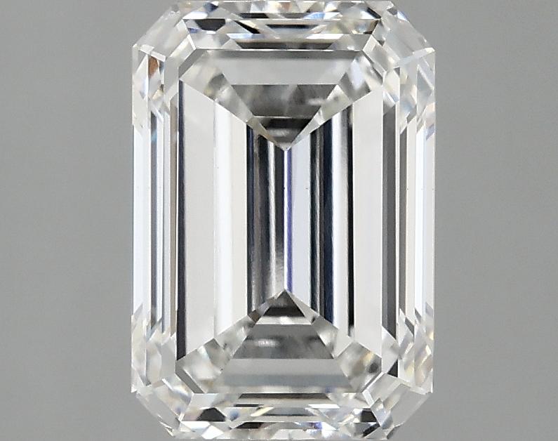 2.56 Carat Emerald Shaped Ideal Cut VS1 IGI Certified Lab Grown Diamond