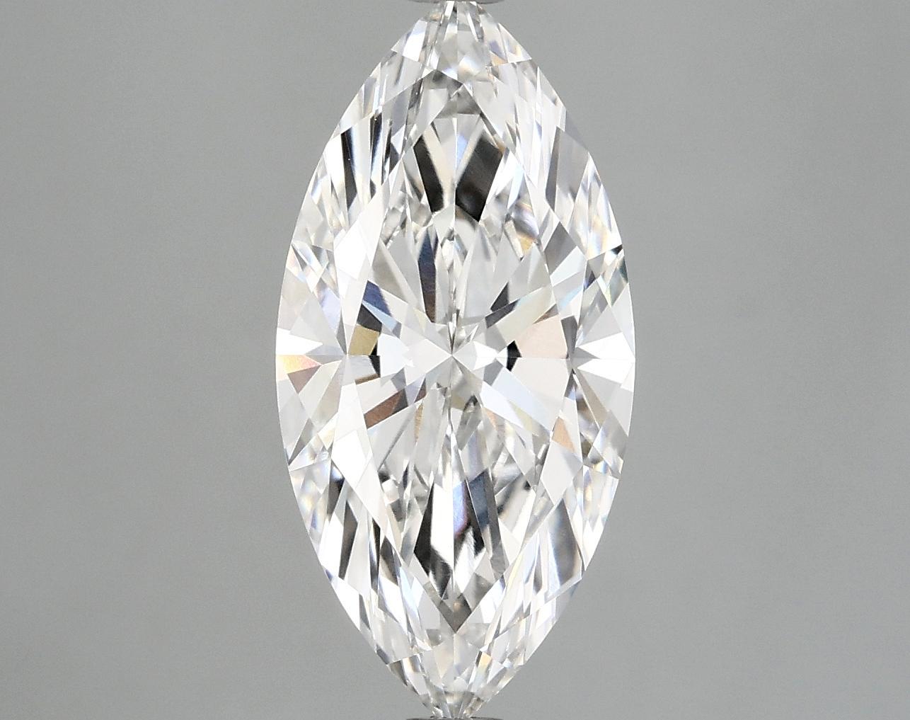 3.03 Carat Marquise Shaped Ideal Cut VVS1 IGI Certified Lab Grown Diamond