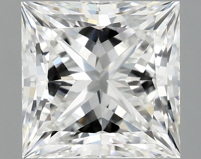 2.08 Carat Princess Shaped Ideal Cut VVS2 IGI Certified Lab Grown Diamond