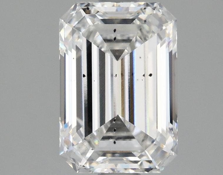 1.97 Carat Emerald Shaped Ideal Cut SI1 IGI Certified Lab Grown Diamond
