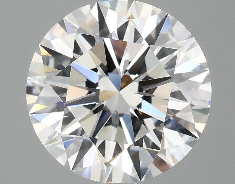 3.08 Carat Round Shaped Ideal Cut VVS2 IGI Certified Lab Grown Diamond