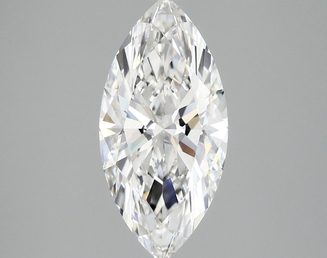 2.07 Carat Marquise Shaped Excellent Cut VVS2 IGI Certified Lab Grown Diamond