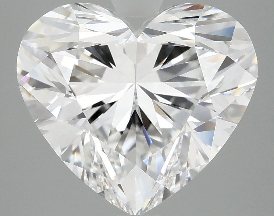 5.08 Carat Heart Shaped Ideal Cut VVS2 IGI Certified Lab Grown Diamond