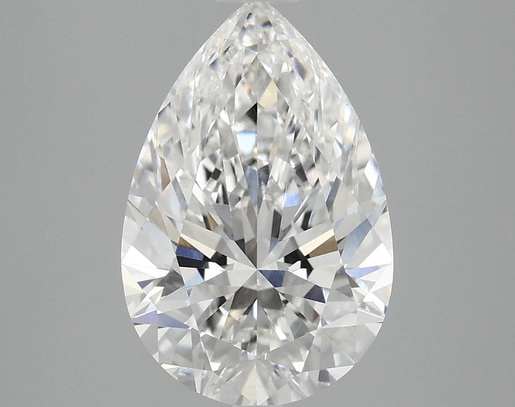 3.09 Carat Pear Shaped Excellent Cut VS1 IGI Certified Lab Grown Diamond