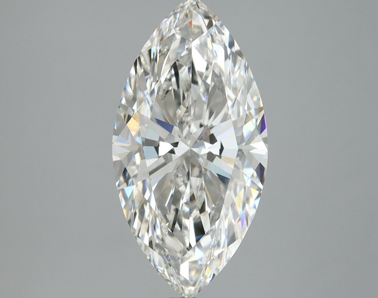 3.05 Carat Marquise Shaped Ideal Cut VS1 IGI Certified Lab Grown Diamond