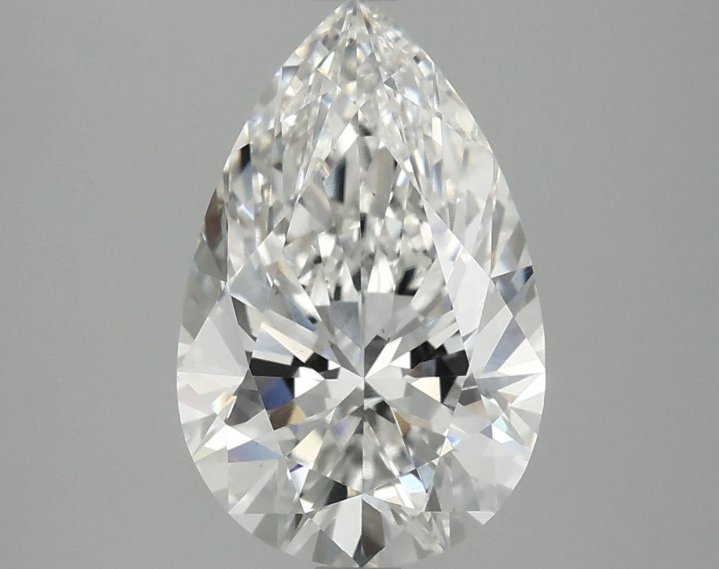 3.09 Carat Pear Shaped Ideal Cut VS1 IGI Certified Lab Grown Diamond