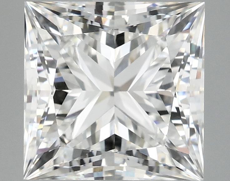 4.05 Carat Princess Shaped Ideal Cut VVS2 IGI Certified Lab Grown Diamond