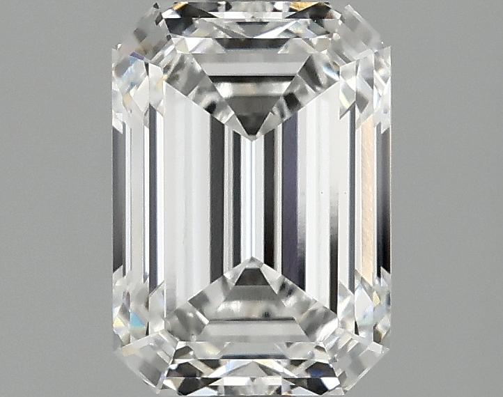 2.1 Carat Emerald Shaped Ideal Cut VVS2 IGI Certified Lab Grown Diamond