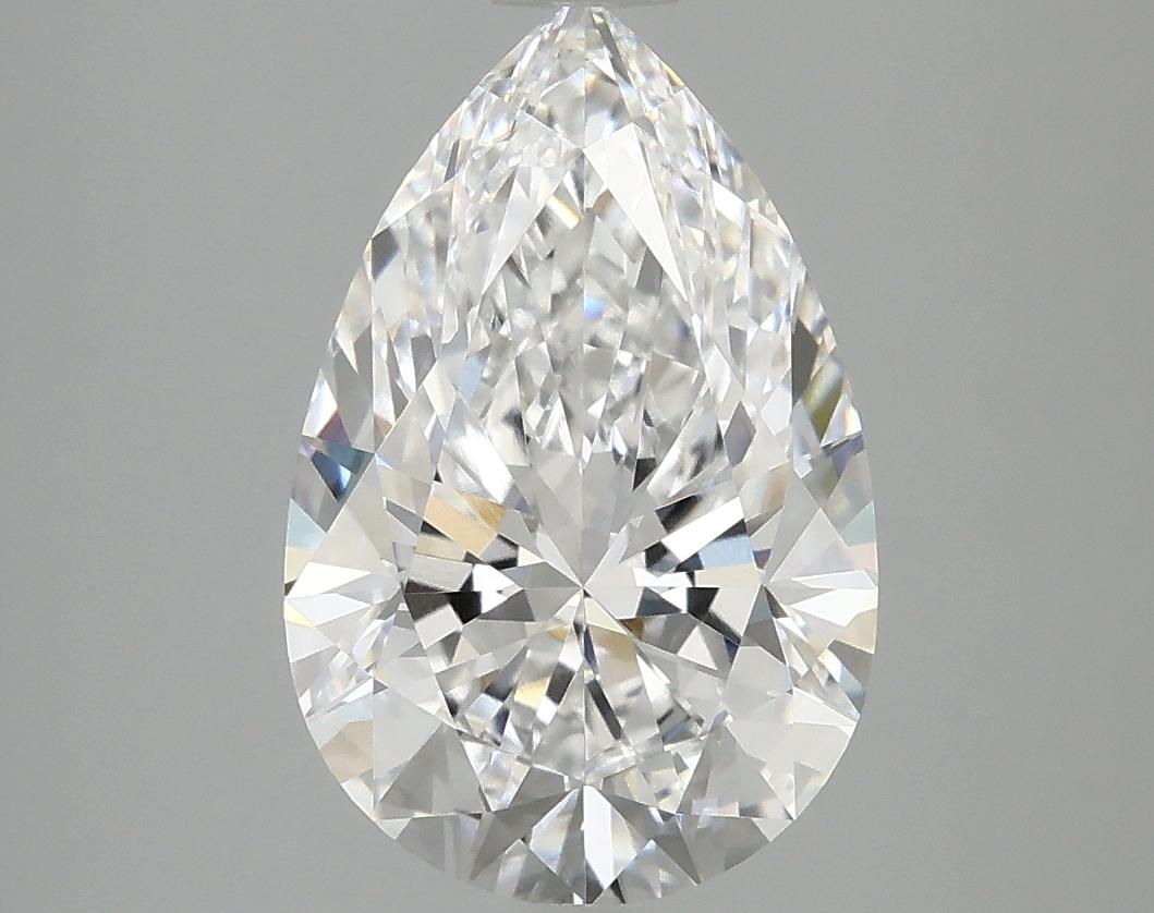 3.05 Carat Pear Shaped Excellent Cut VVS2 IGI Certified Lab Grown Diamond