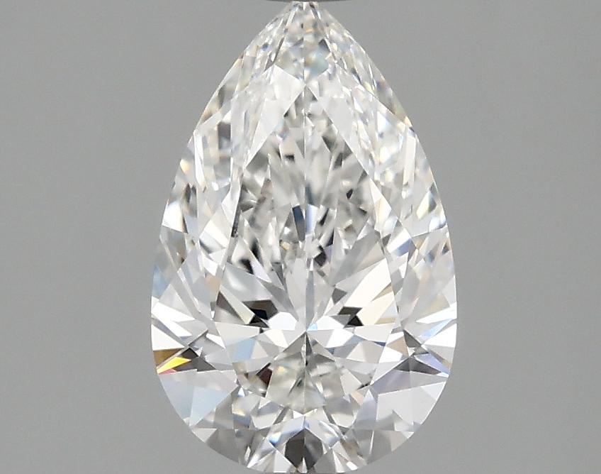 1.53 Carat Pear Shaped Ideal Cut VVS2 IGI Certified Lab Grown Diamond