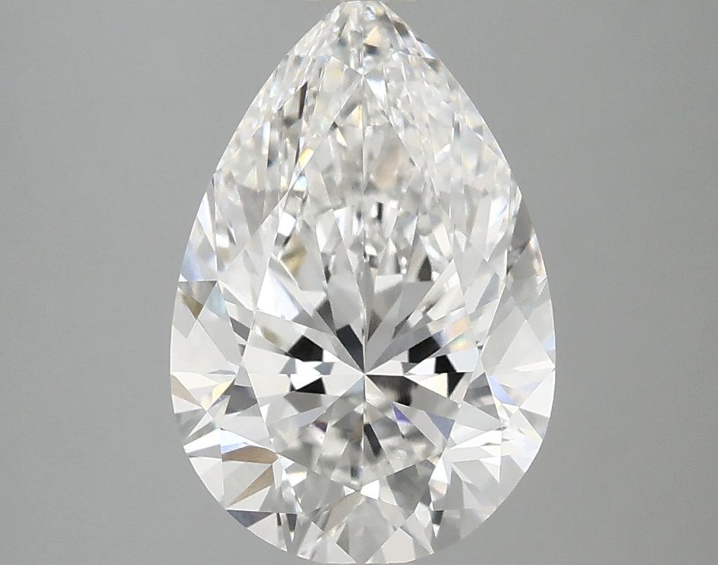 3.03 Carat Pear Shaped Excellent Cut VVS2 IGI Certified Lab Grown Diamond