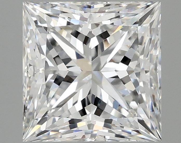 3.04 Carat Princess Shaped Ideal Cut VVS2 IGI Certified Lab Grown Diamond