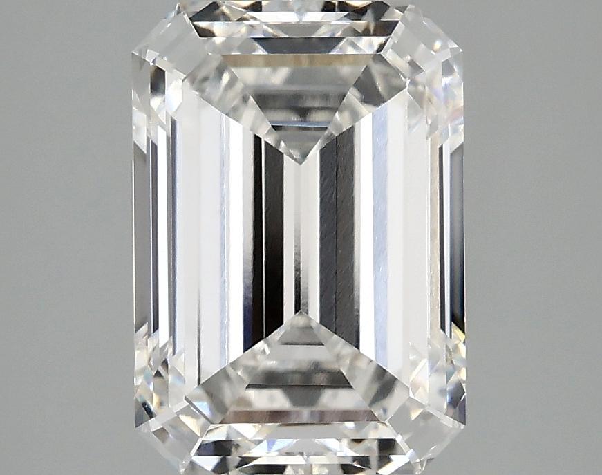 3.05 Carat Emerald Shaped Ideal Cut VVS2 IGI Certified Lab Grown Diamond