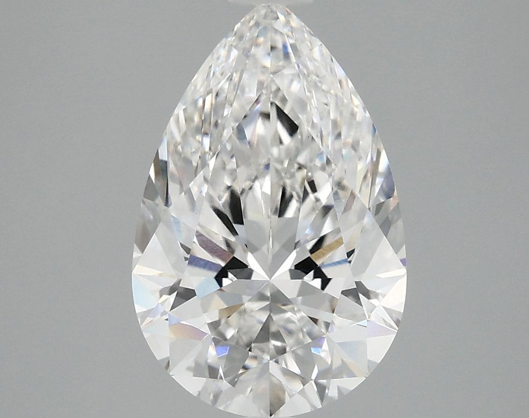 3.08 Carat Pear Shaped Excellent Cut VVS2 IGI Certified Lab Grown Diamond