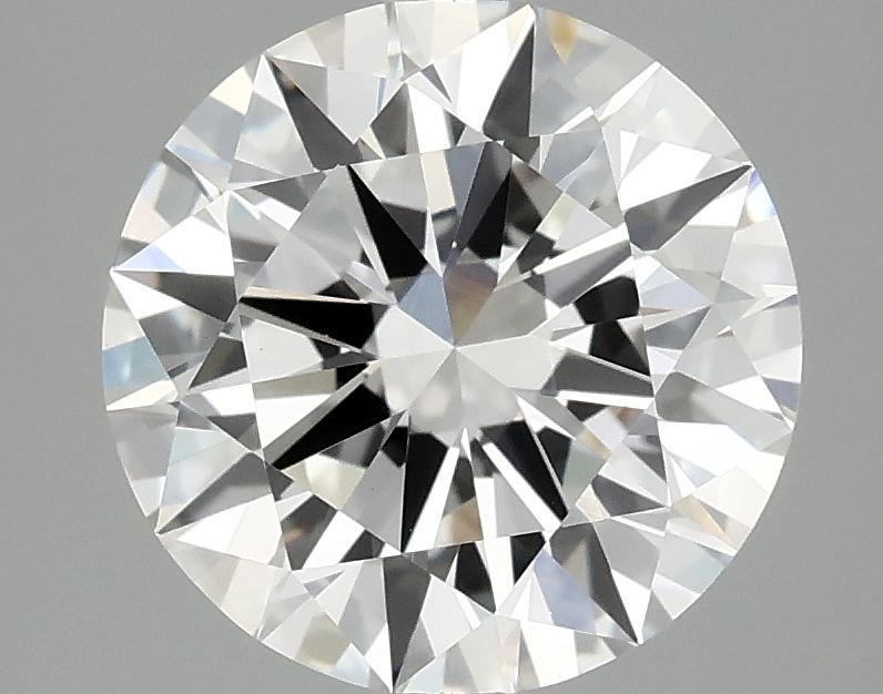 2.92 Carat Round Shaped Excellent Cut VVS2 IGI Certified Lab Grown Diamond