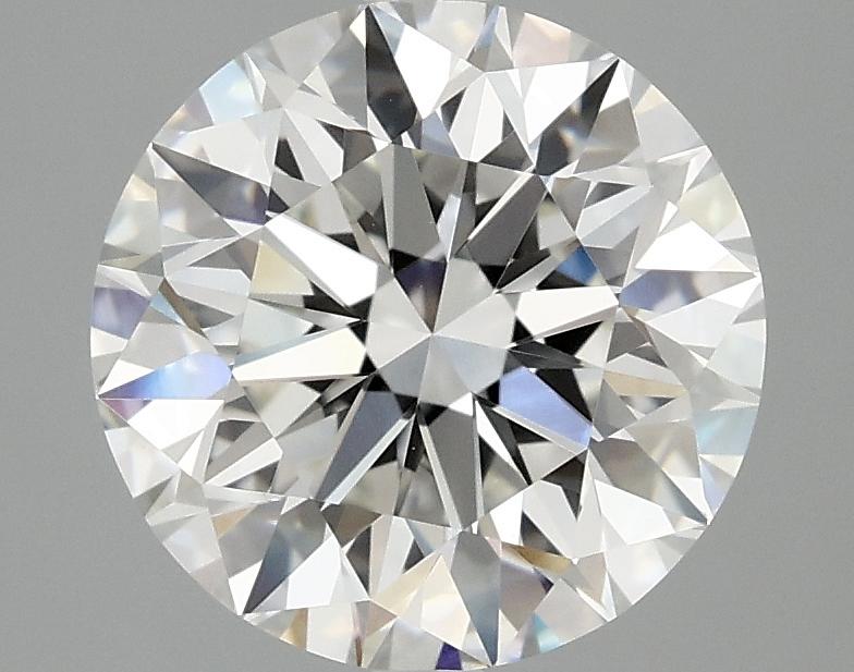 3.08 Carat Round Shaped Excellent Cut VVS2 IGI Certified Lab Grown Diamond