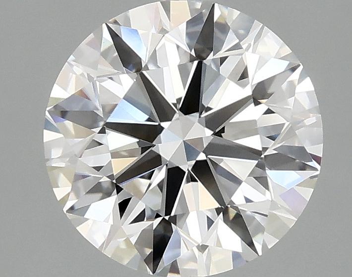 2.08 Carat Round Shaped Ideal Cut VVS2 IGI Certified Lab Grown Diamond