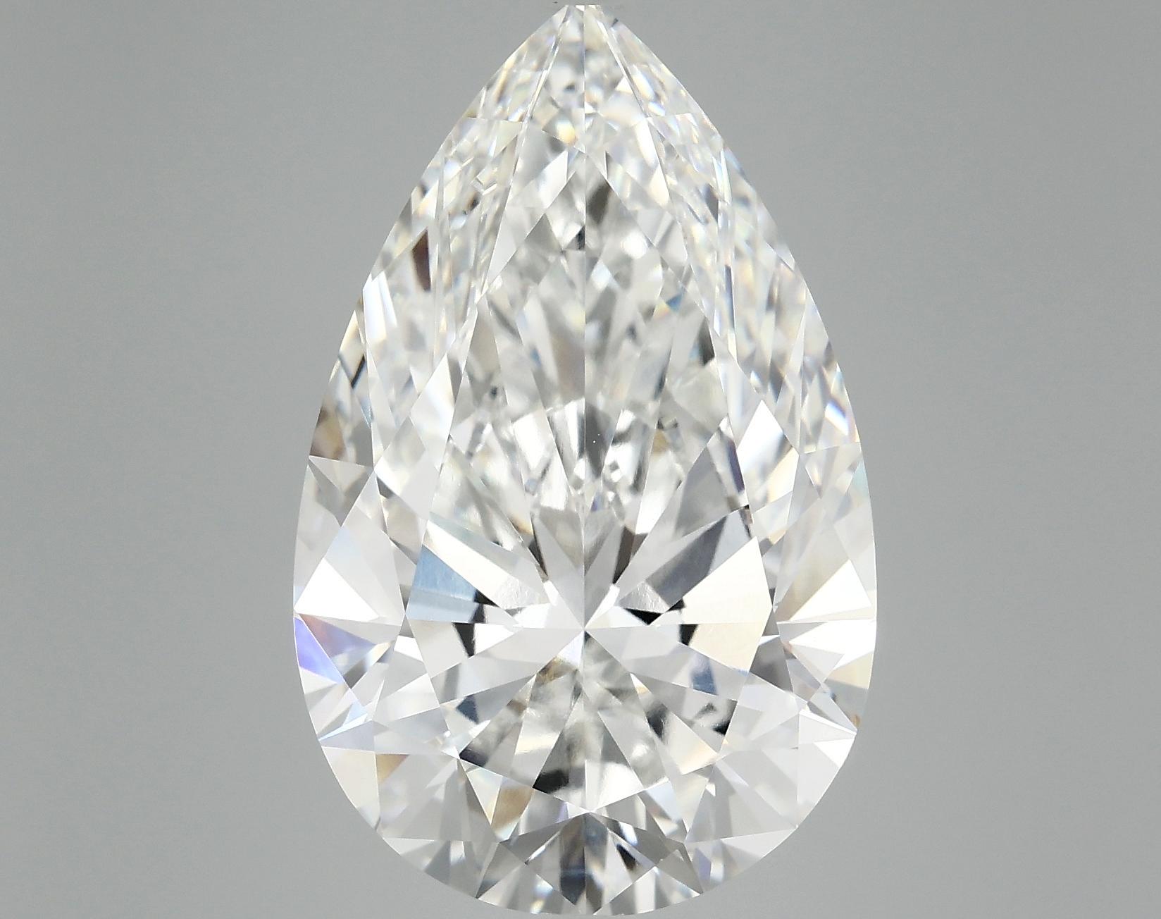 10.14 Carat Pear Shaped Ideal Cut VVS2 IGI Certified Lab Grown Diamond
