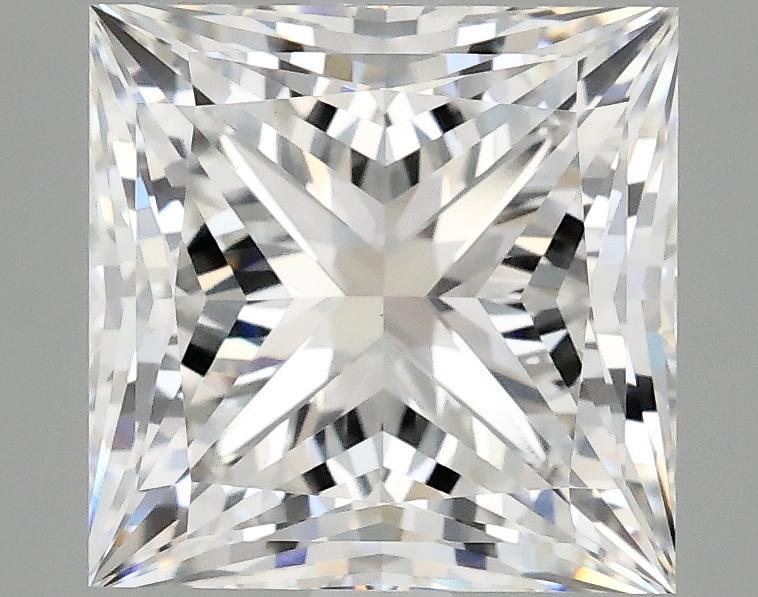 4.11 Carat Princess Shaped Ideal Cut VVS2 IGI Certified Lab Grown Diamond