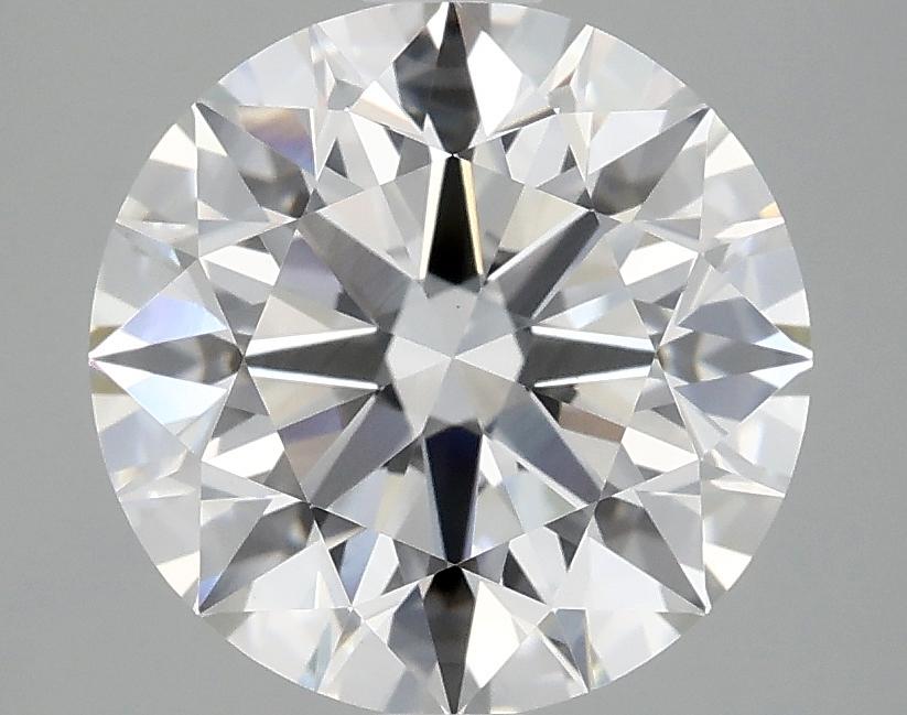 3.06 Carat Round Shaped Excellent Cut VVS2 IGI Certified Lab Grown Diamond