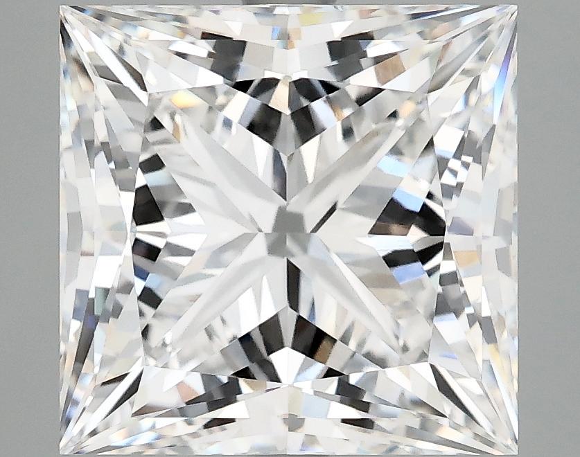 6.06 Carat Princess Shaped Ideal Cut VVS2 IGI Certified Lab Grown Diamond