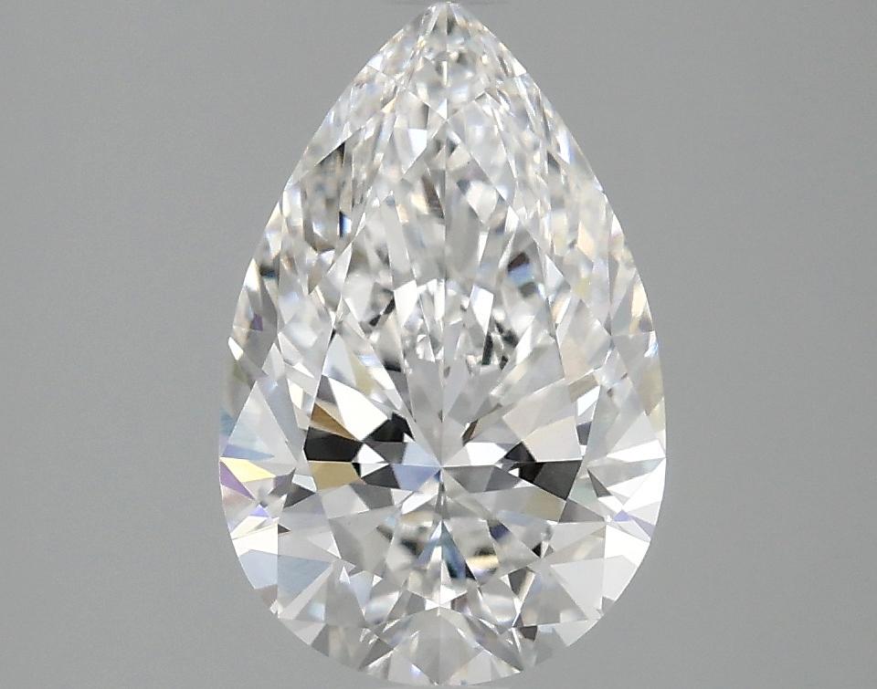 2.05 Carat Pear Shaped Ideal Cut VVS2 IGI Certified Lab Grown Diamond