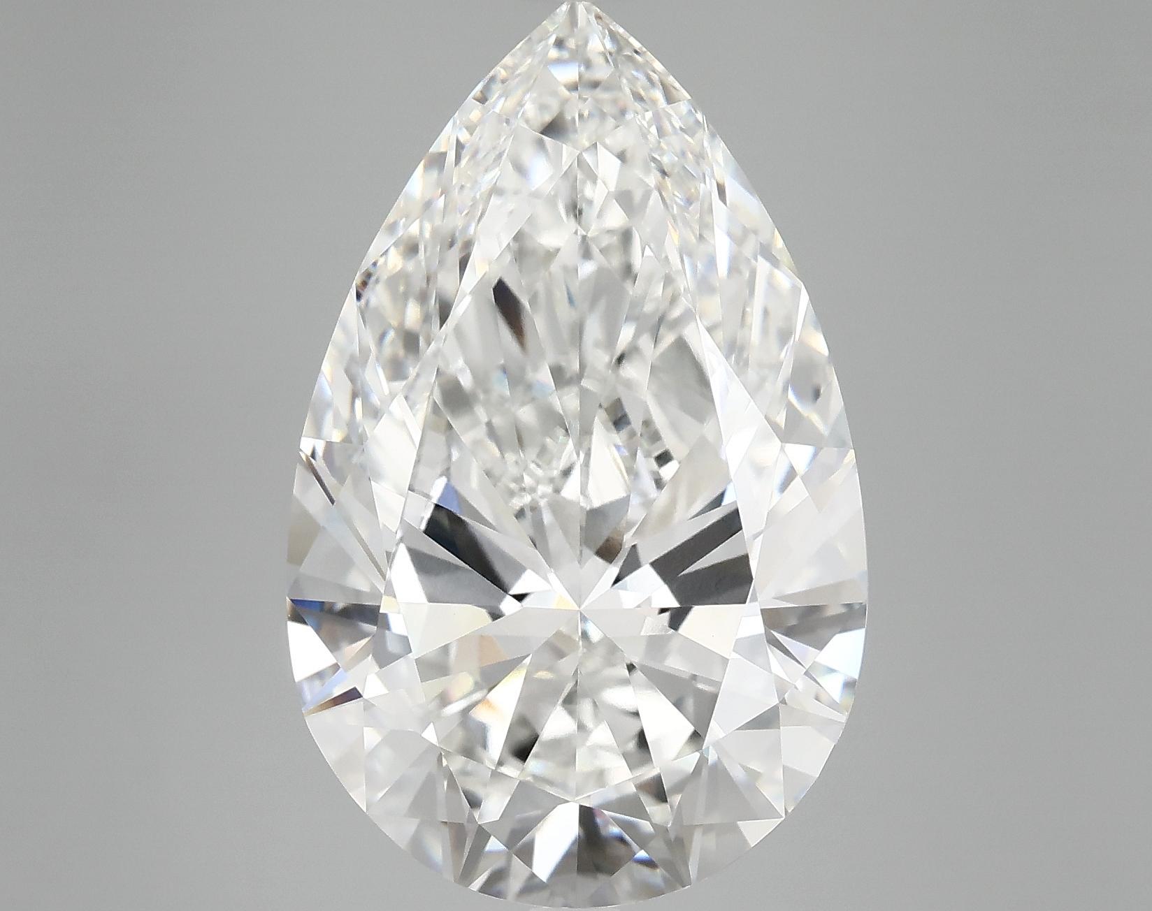 10.41 Carat Pear Shaped Ideal Cut VVS2 IGI Certified Lab Grown Diamond