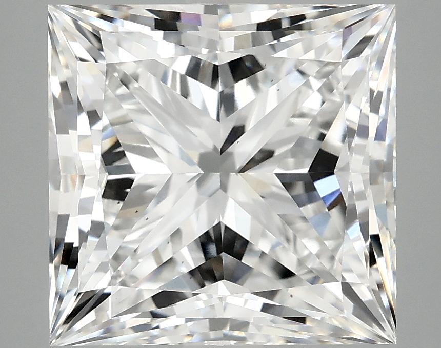 6.01 Carat Princess Shaped Ideal Cut VS2 IGI Certified Lab Grown Diamond