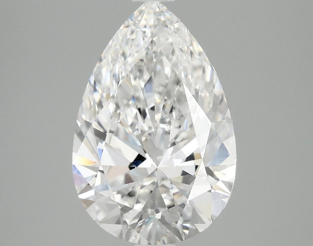 3.05 Carat Pear Shaped Excellent Cut VVS2 IGI Certified Lab Grown Diamond