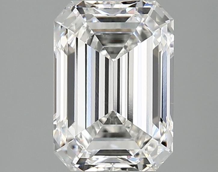 2.57 Carat Emerald Shaped Ideal Cut VS2 IGI Certified Lab Grown Diamond