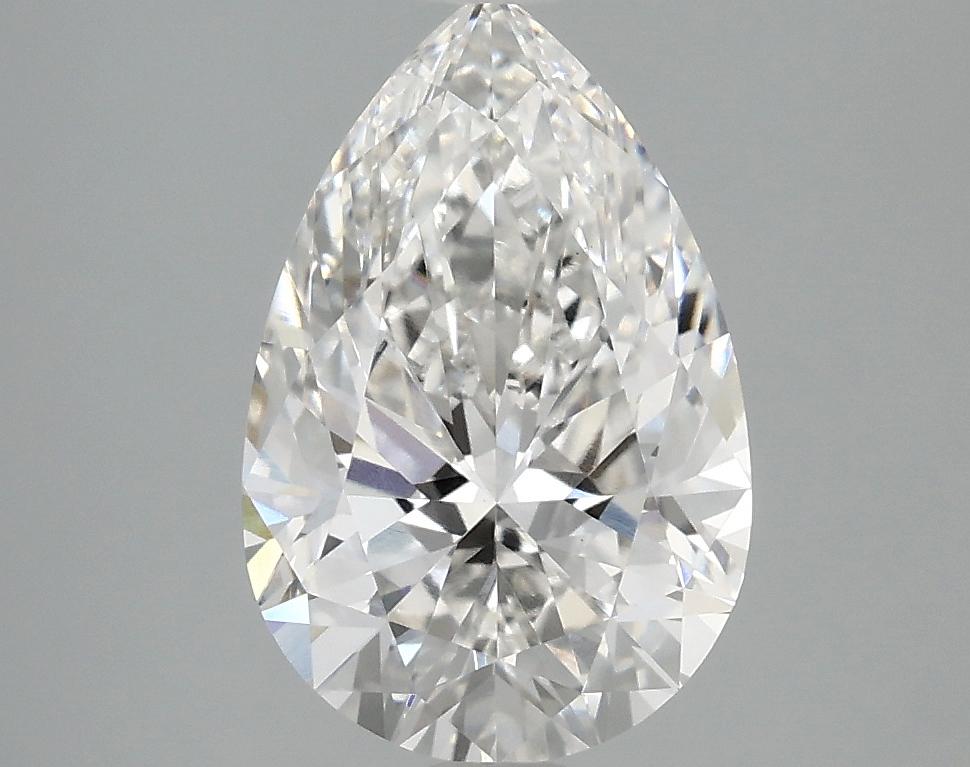 2.59 Carat Pear Shaped Excellent Cut VVS2 IGI Certified Lab Grown Diamond