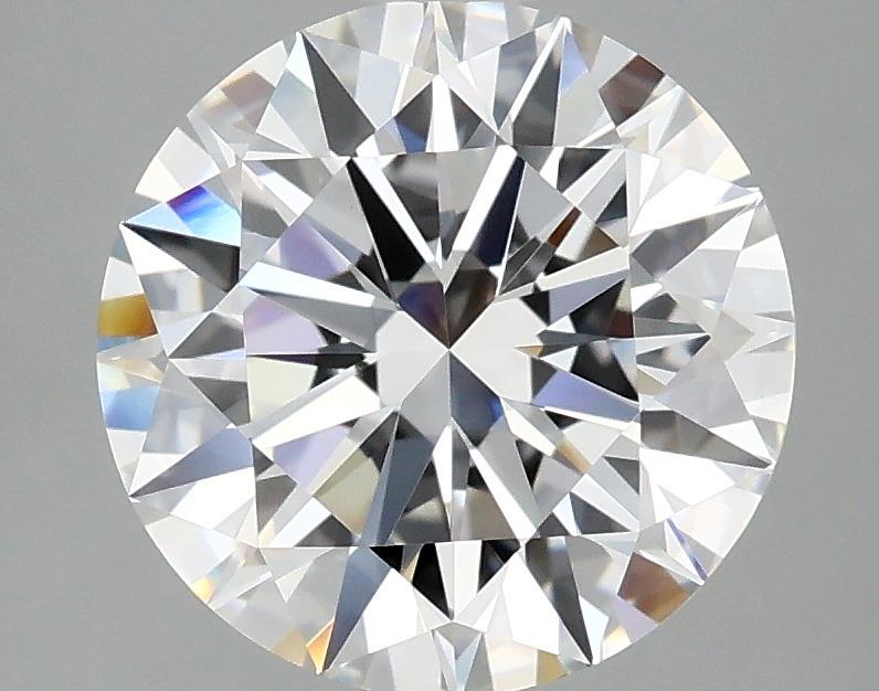 3.08 Carat Round Shaped Ideal Cut VVS2 IGI Certified Lab Grown Diamond
