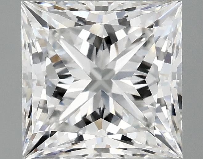 2.08 Carat Princess Shaped Ideal Cut VVS2 IGI Certified Lab Grown Diamond