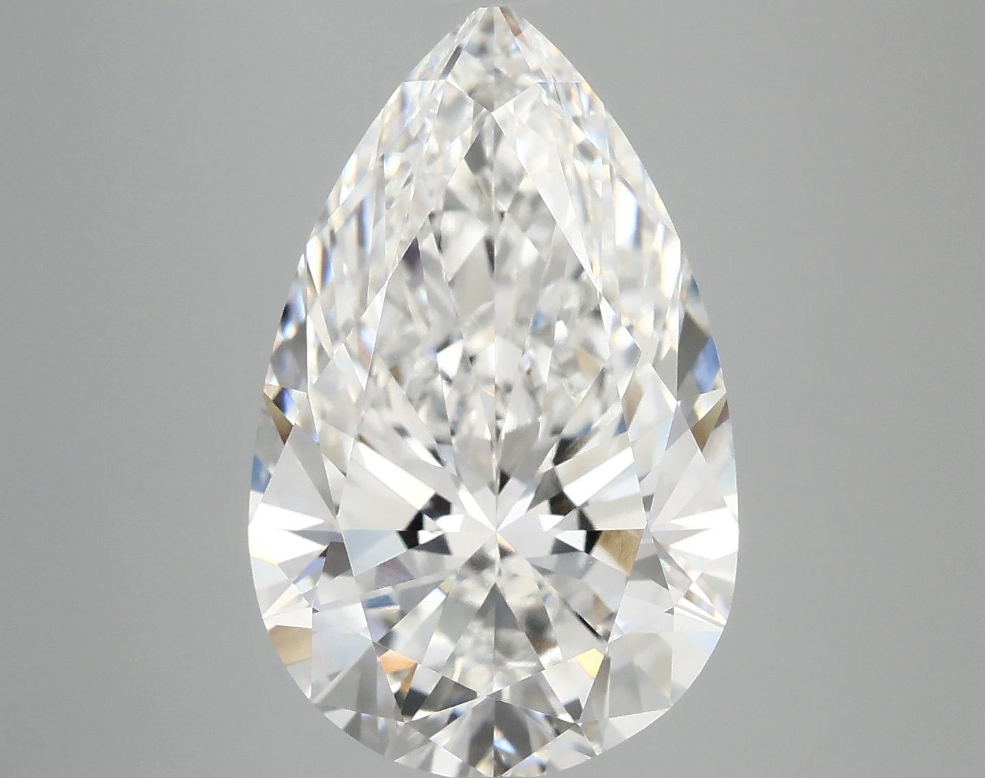 7.12 Carat Pear Shaped Ideal Cut VS1 IGI Certified Lab Grown Diamond