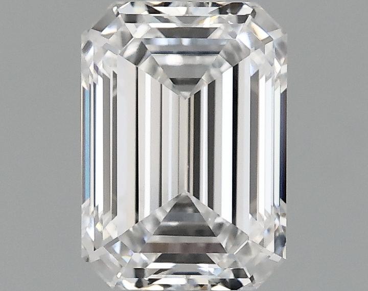 1.08 Carat Emerald Shaped Ideal Cut VVS2 IGI Certified Lab Grown Diamond